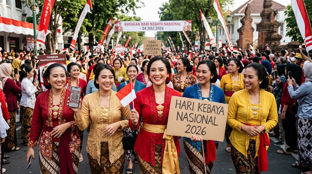 Hari Kebaya Nasional 2026 : Momentum Kuatkan Identitas Budaya Perempuan Indonesia