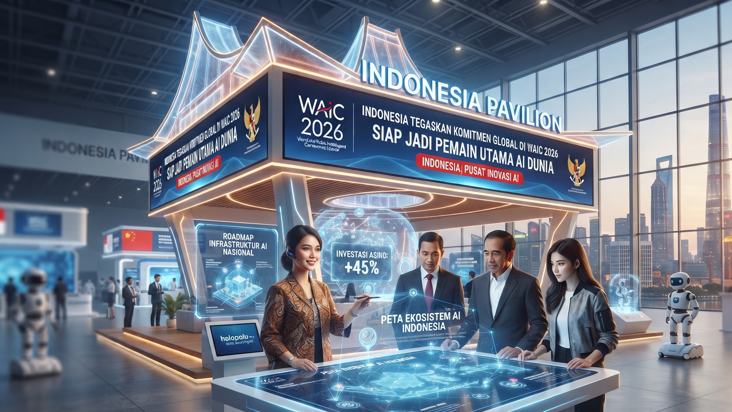 Indonesia Tegaskan Komitmen Global di WAIC 2026, Siap Jadi Pemain Utama AI Dunia