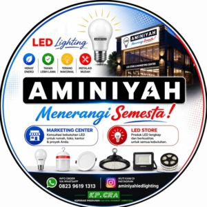 Lampu LED Aminiyah, Produk Santri dari Poso untuk Indonesia.