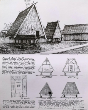 Arsitektur bangunan tradisional suku kaili sejak lampau telah memahami kondisi geografis daerahnya yang kerap dilanda gempa bumi.