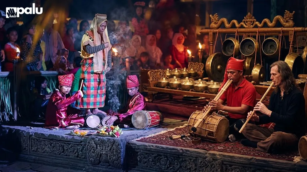 Alat musik Lalove yang tak terpisahkan dalam ritual Adat Balia Suku Kaili.