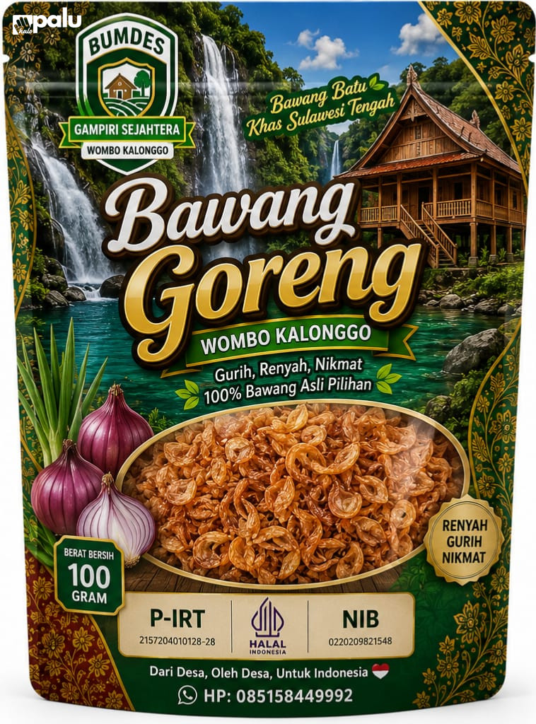 Bawang Goreng Wombo Ciri Khas Bawang batu yang fenomenal.