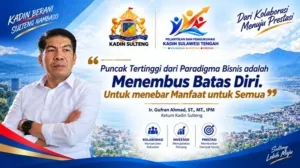 Ketua Kadin Sulteng, Gufran Ahmad.