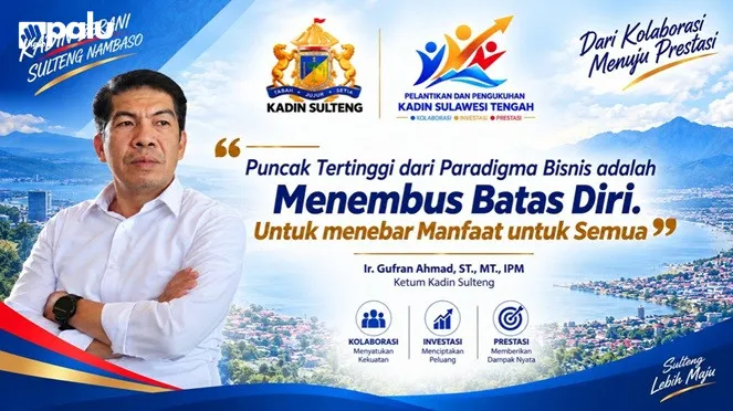 Ketua Kadin Sulteng, Gufran Ahmad.
